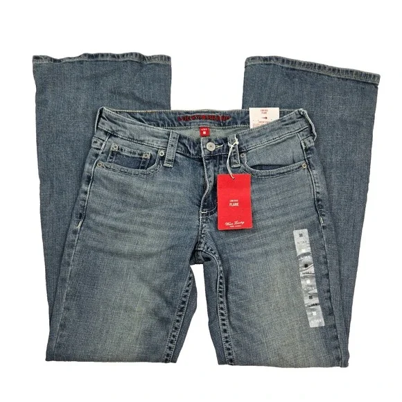Lucky Brand Low Rise Flare Denim Blue Jeans Womens Size 6/28 R NWT - Picture 6 of 11
